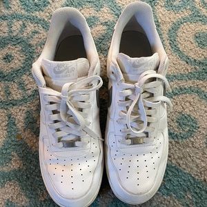 Air Force one size 13- white/silver -no box